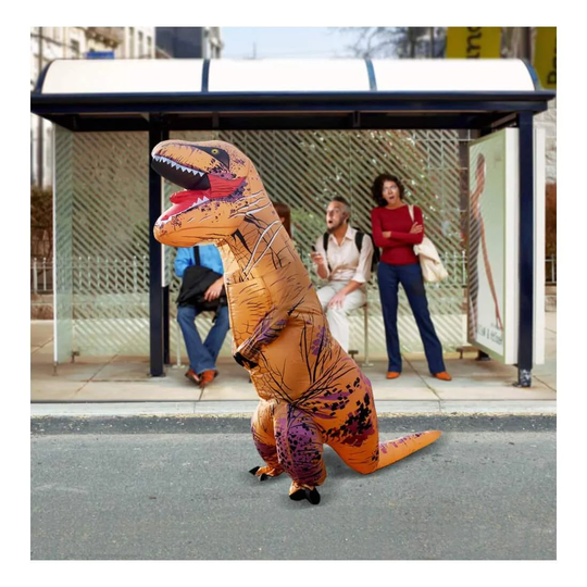Udklædningsdragt, Oppustelig - Dinosaur