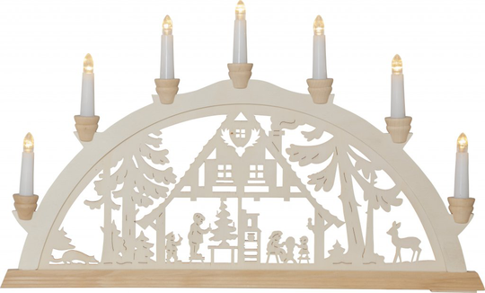 Dassel candlestick (Natur (brun))