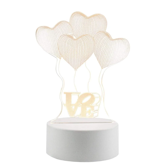 3D LED-Lampe - Balloner
