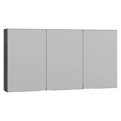 Dansani Mido+ Select speilskap med 3 dører, 120x64 cm, pine grey