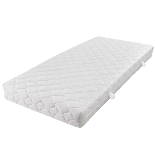 vidaXL madras med vaskbart betræk 200 x 80 x 17 cm