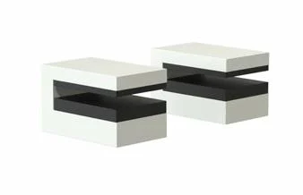 Frost Quadra Hylleholder 37 mm, Hvit - 2 stk.