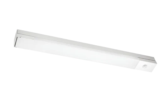 Speilarmatur Prelude Square White m/plugg 3000K PIR Sensor