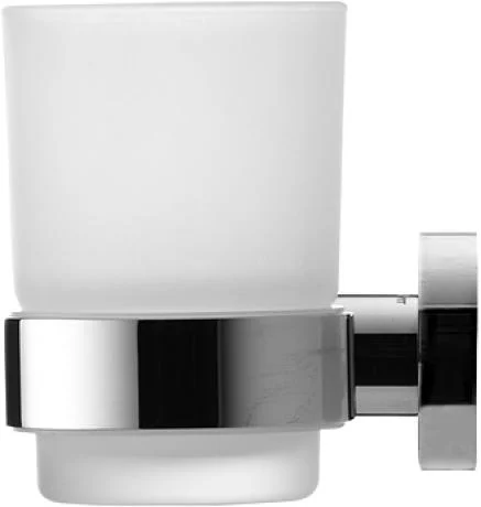 Duravit D-Code Glassholder, Krom (venstre)