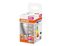 OSRAM LED STAR+ - LED-lyspære - form: P47 - matteret finish - E14 - 4.9 W (tilsvarende 40 W) - klasse F - RGB/varmt hvidt lys - 2700 K