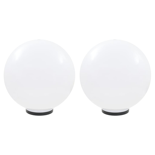 vidaXL LED-kuglelamper 2 stk. kugleformet 50 cm PMMA