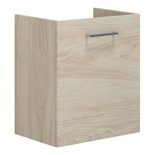 Dansani Mido+ Slim Servantskap 1 dør B50xd35cm Uten Servant Hvit alm / 50cm Høyre