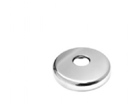Roset 1/2 forskydelig Ø76 - t/kobl.dåse blank. Rustfrit stål AISI304