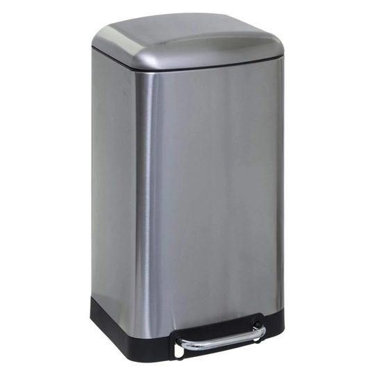 Affaldsspand i rustfrit stål - 30 L