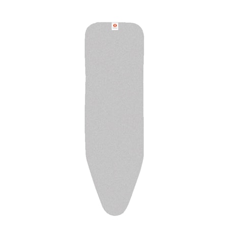 Overtræk Stl B silikone, 2mm skum 124x38 cm Sølv