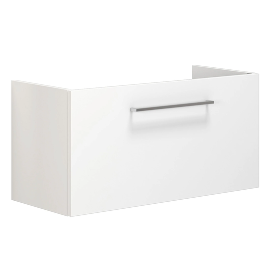 Dansani Mido+ Slim Servantskap 1 Skuff B50-80xd35cm Uten Servant Hvit Høyglans / 80cm