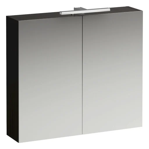 Laufen Base speilskap, 80x70 cm, mørk alm