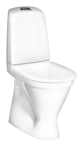 Gustavsberg Nautic 1546L toalett m/skjult S-lås & hygienic flush, høy modell, hvit