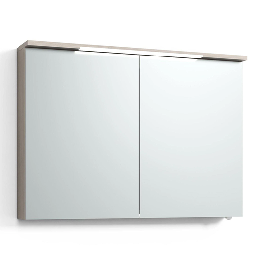 Svedbergs Skuru Speilskap med Servantlys 100cm / Blond eik