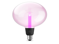 Philips Lightguide E27 pære, ellipseformet, Smart pære, Sort, Transparent, Bluetooth/Zigbee, LED, E27, Variabel