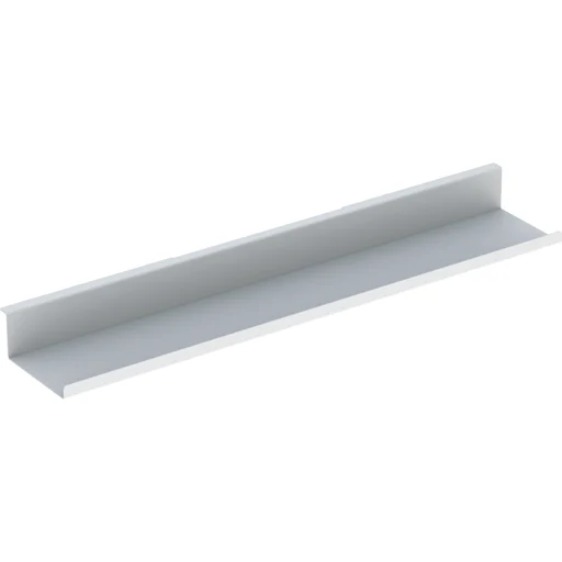 GEBERIT hylle 675x130x55mm stål pulverlakkert matt hvit