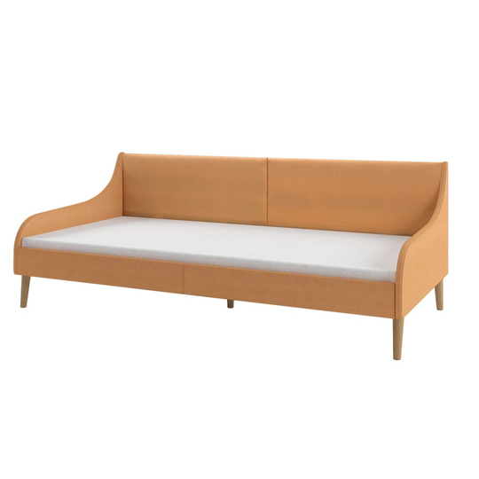 vidaXL sovesofastel stof brun