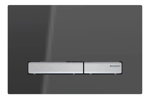 Geberit Sigma50 Betjeningsplate, Røykfarget speilglass