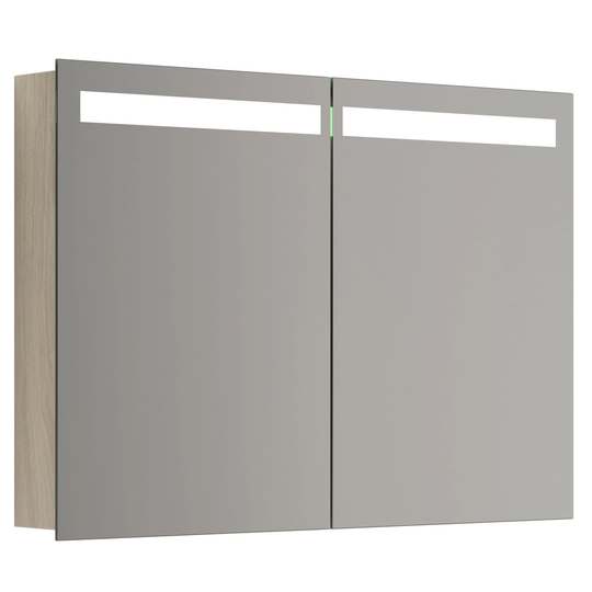 Dansani Mido+ Global Speilskap LED B50-120xh70cm Hvit alm / 100cm