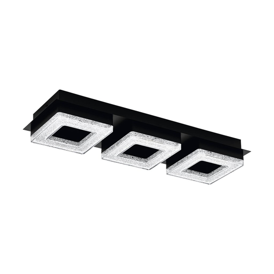 Fradelo 1 Led Ceiling / Wall light 3L / Crystal (Sort)
