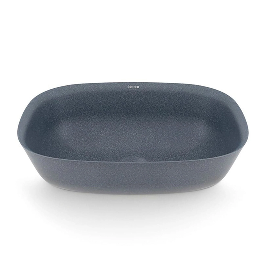 Bathco Mendoza Bolleservant B46xd32cm - Kompositt Svart Matt