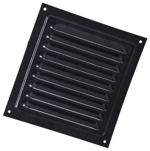 Duka Lamelldeksel - 200x200 mm, sort
