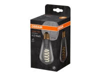 OSRAM Vintage 1906 Edison - LED-filament-lyspære - form: ST64 - klar finish - E27 - 4 W (tilsvarende 16 W) - klasse G - varm komfort-lys - 1800 K - røgfarvet