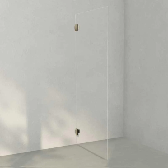 INR Iconic Nordic Rooms Dusjvegg ARC 19 Måltilpasset Messing / Opal Klart Glass