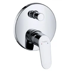 Hansgrohe Focus 1-greps kar/dusjarmatur til innbygging, krom