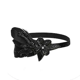 Den store Gatsby Charleston Retro / vintage 1950-tallet 1920-tallet Hodeplagg Maskerade Dame Kostume Årgang Cosplay Fest / aften Hodeplagg Maskerade