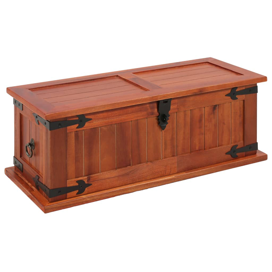 vidaXL opbevaringskiste 60x25x22 cm massivt akacietræ