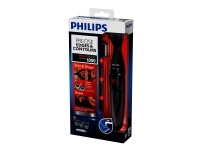 Philips Multigroom Series 1000 MG1100 - Trimmer - trådløs - rød/sort