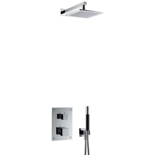 Tapwell Box8268 Square ED2 Takdusj Innbygging Krom