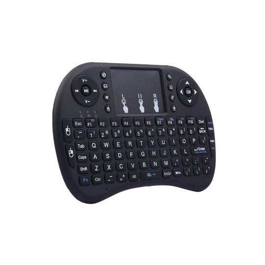 Trådløst Mini Tastatur - QWERTY (Sort)