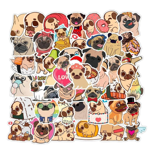 50x Klistermærker - Hunde