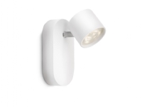 Philips MyLiving - Væglampe - LED - 4 W - varmt hvidt lys - 2700 K - hvid