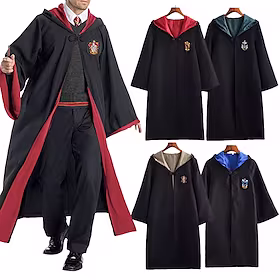 Snikmorder Harry Potter Magiske Harry Smygard Ravnklo Kappe Herre Dame Film-Cosplay Klassisk Tidløs Grønn Gul Rød Kappe Jul Halloween Karneval polyester Teryl