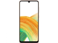 Samsung Galaxy A33 5G - 5G smartphone - dual-SIM - RAM 6 GB / Intern hukommelse 128 GB - microSD slot - OLED-skærm - 6.4 - 2400 x 1080 pixels (90 Hz) - 4x bagkameraer 48 MP, 8 MP, 5 MP, 2 MP - front camera 13 MP - fantastisk fersken
