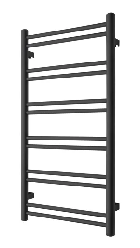 TVS Duo 12-500 Håndkletørker t/Sentral-/Fjernvarme 920x500 mm, sort