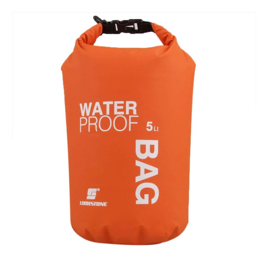 Vandtæt Taske til Vandring & Camping - 5 Liter - Orange