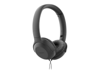 Philips TAUH201BK - Hovedtelefoner med mik. - på øret - kabling - 3,5 mm jackstik - sort