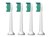 Philips Sonicare ProResults HX6014 - Ekstra tandbørstehoved - til tandbørste - hvid (pakke med 4)