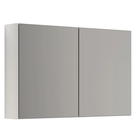 Dansani Mido+ Select Speilskap Uten Lamper B50-120xh64cm Hvit Høyglans / 100cm