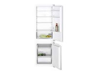Siemens iQ100 KI86VNFF0 - Køleskab/fryser - bund-fryser - til indbygning - niche - bredde: 56 cm - dybde: 55 cm - højde: 177.5 cm - 267 liter - Klasse F - Fladhængsel