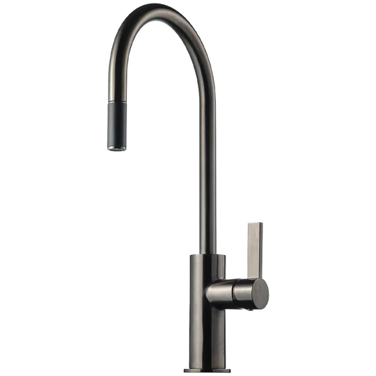 Tapwell Arm185 Kjøkkenarmatur Uttrekk Brushed Black Chrome
