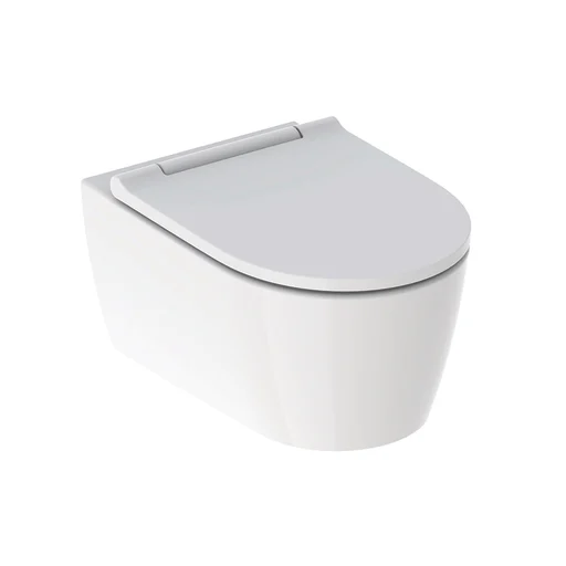 Geberit One, vegghengt toalett, turboflush, hvit