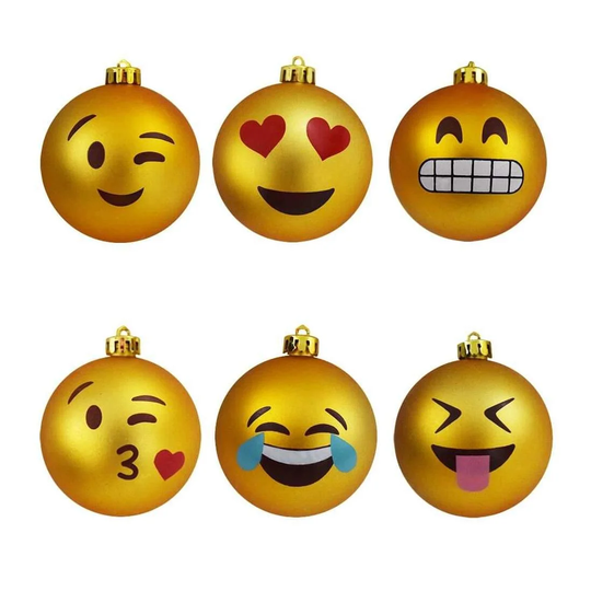 Julekugler med Emojis