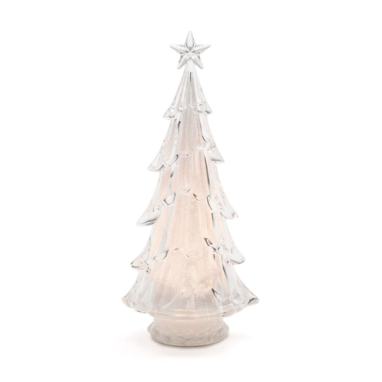 Christmas tree acrylic 37cm LED (Klar / gennemsigtig)