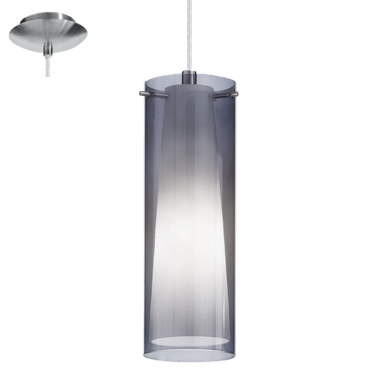Pinto glass pendant (røget)