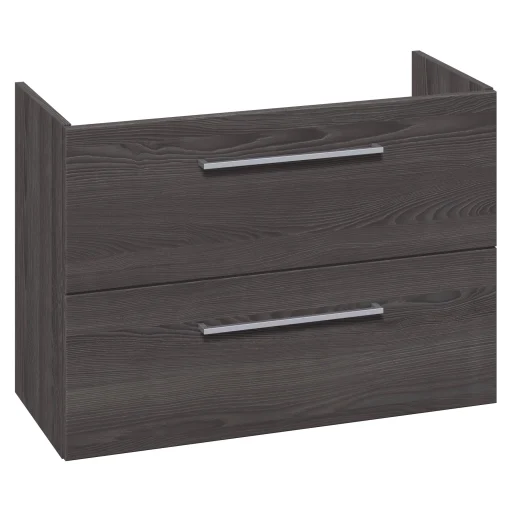 Dansani Mido+ servantskap med utskjæring i båda lådorna, bredd: 80 cm, pine grey